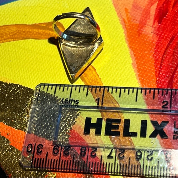 RARE VINTAGE 1950s PINK RHINESTONES Cocktail Ring JUDY LEE JEWELRY - Picture 8 of 15